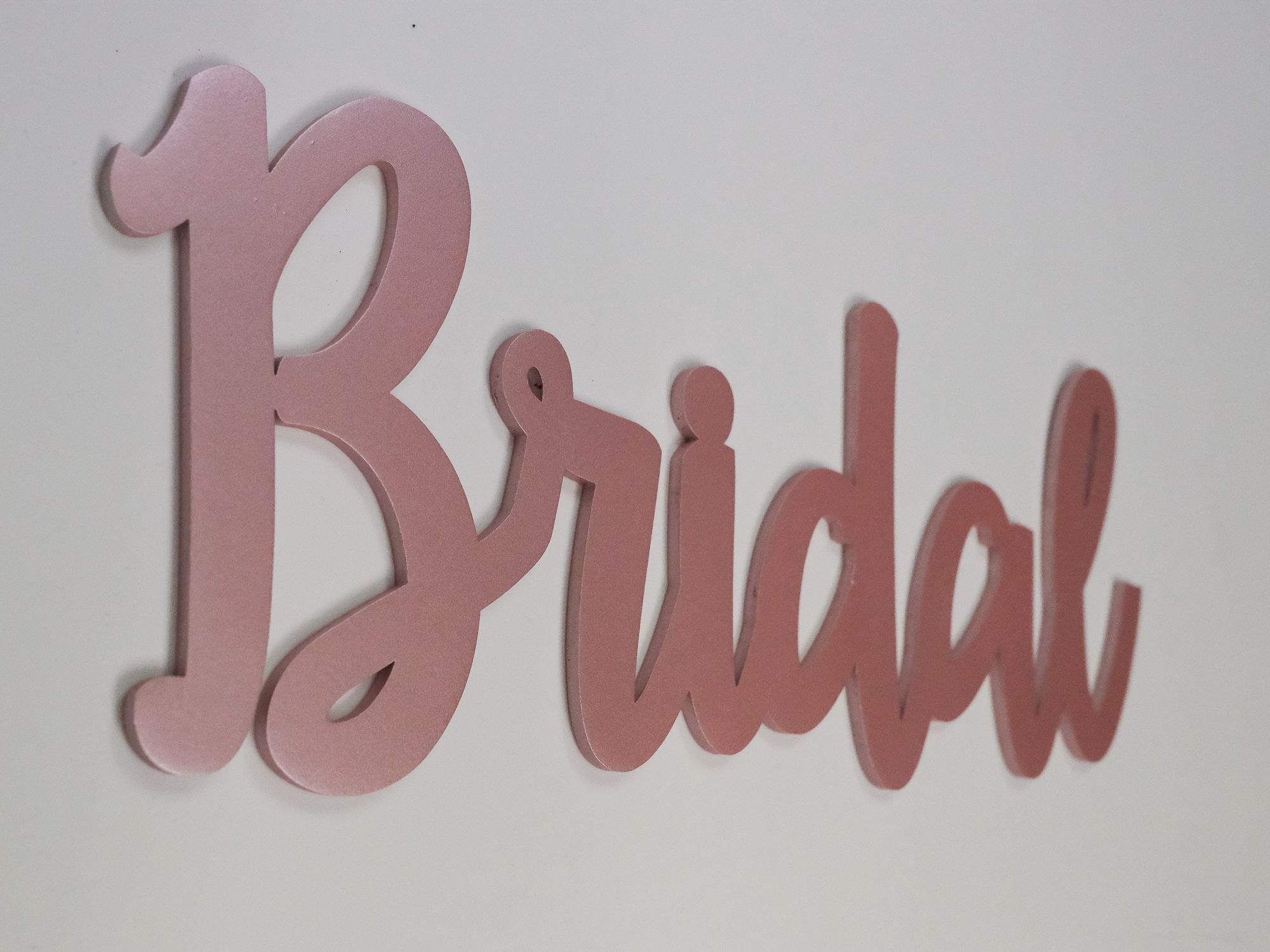 Bridal Sign Rose Gold