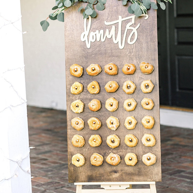donuts text on donut wall