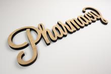 Pharmacy Wood Sign