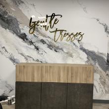 Gentle Tresses in Gold Mirror Acrylic