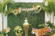 Welcome Baby Daelynn Gold Mirror